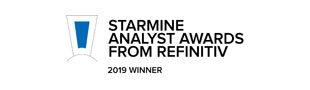 Starmine Analyst Awards from Refinitiv Logo