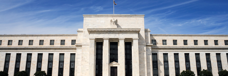 The Federal Reserve building in Washington D.C.