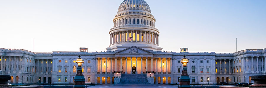 Steps leading up to the U.S. Capitol building in Washington D.C.